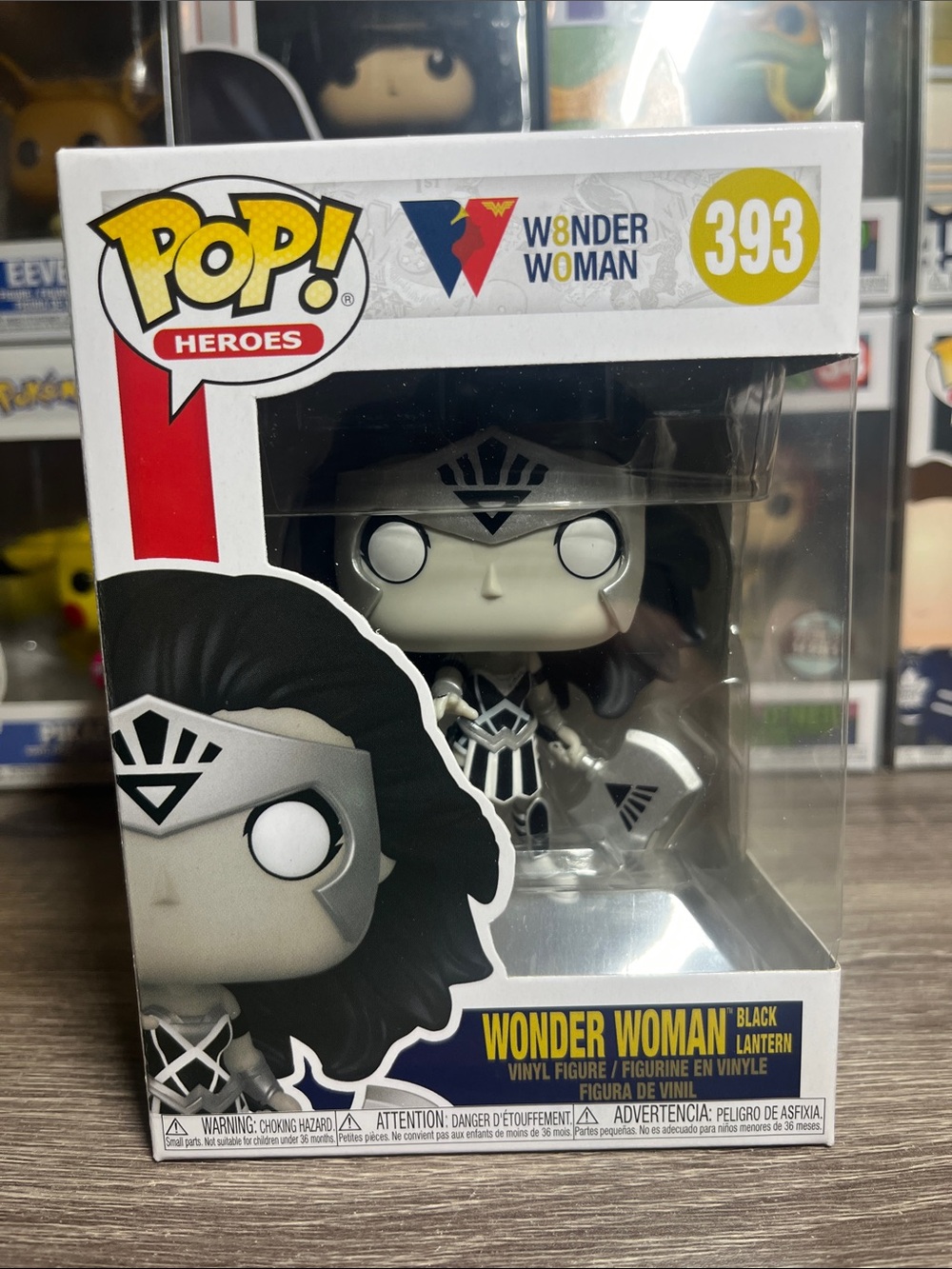 Funko Pop! Heroes Wonder Woman Black & Silver Vinyl Figure #393